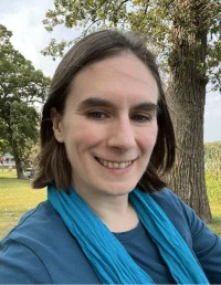 Image shows Claire, the owner of Spring Learning Services.